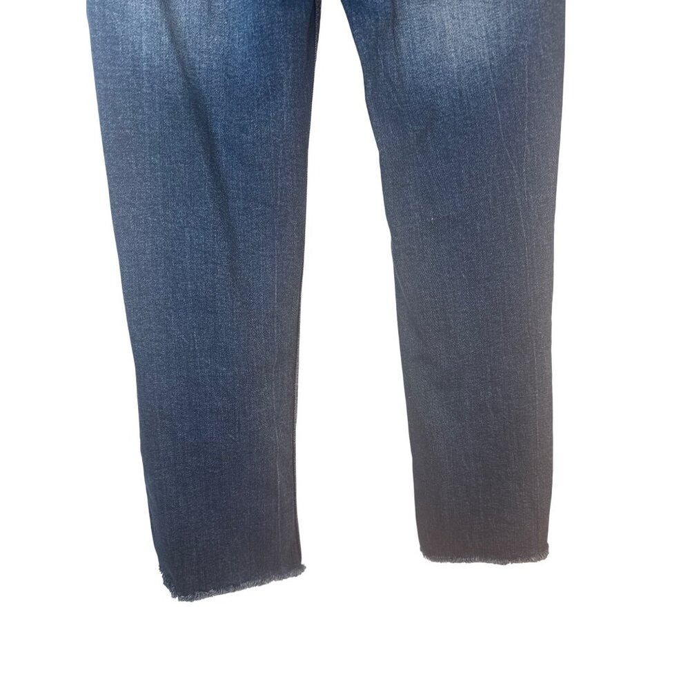 2/$30 ZARA Womens Size 2 Distressed Hem Straight Leg Jeans - Picture 10 of 12